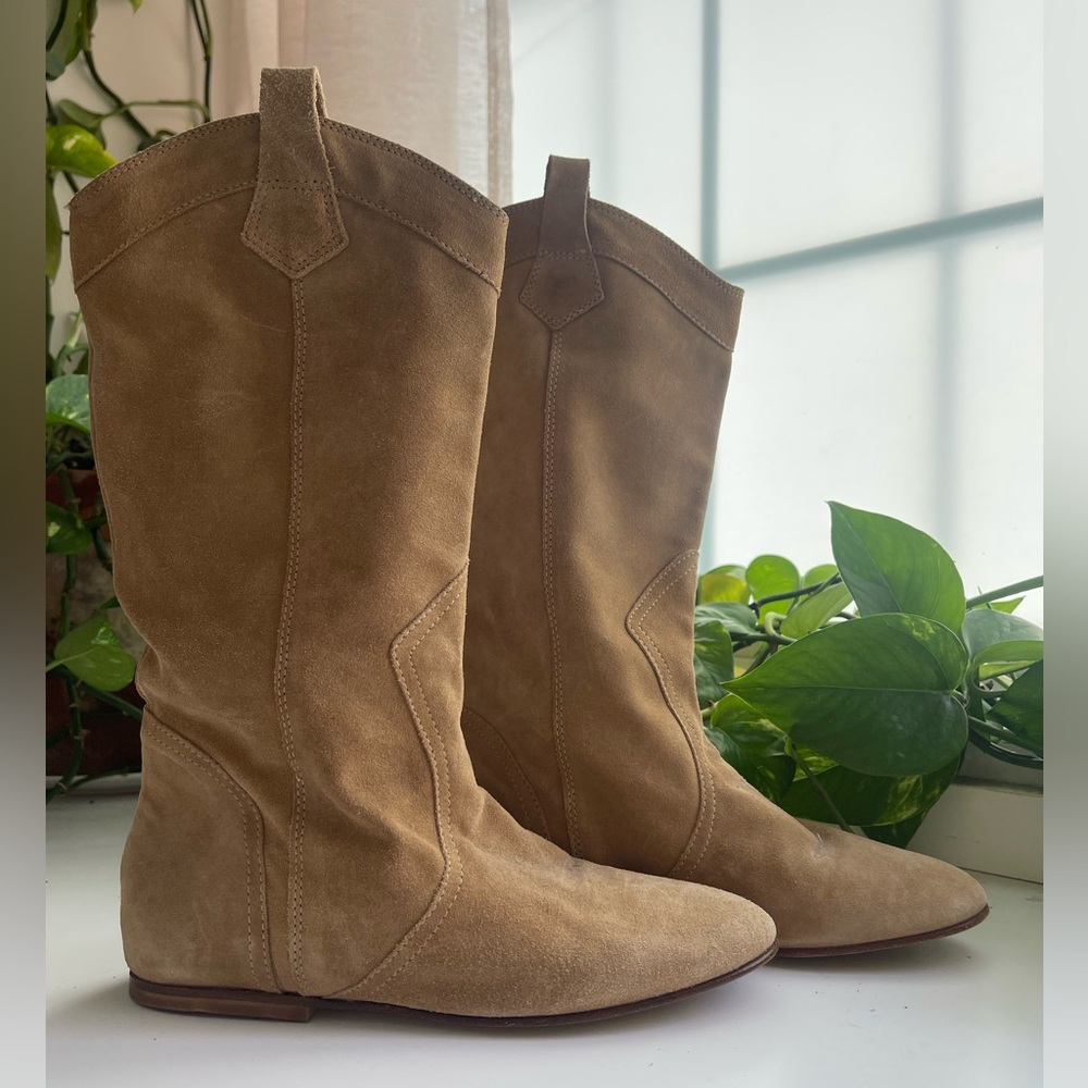 Vero Cuoio - Italian Tan Suede Women's Boots